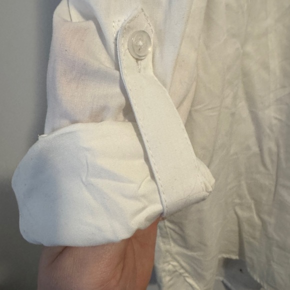 Gloria Vanderbilt Women's Amanda Button Down Shirt. NWT. White. Large - Picture 7 of 11